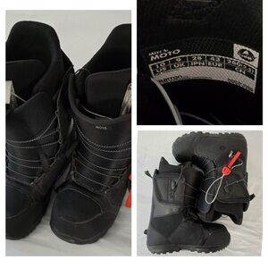 Men’s Burton Moto Imprint 1 Black Snowboard Boots